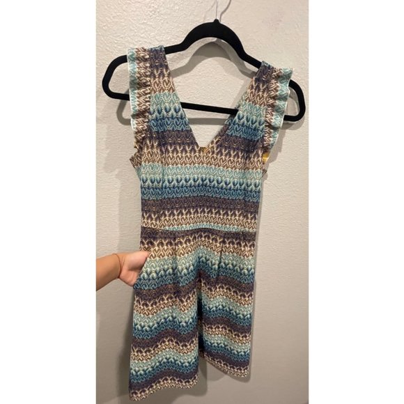 TABITHA Teahouse Crochet Sleeveless Striped Dress - Picture 5 of 6